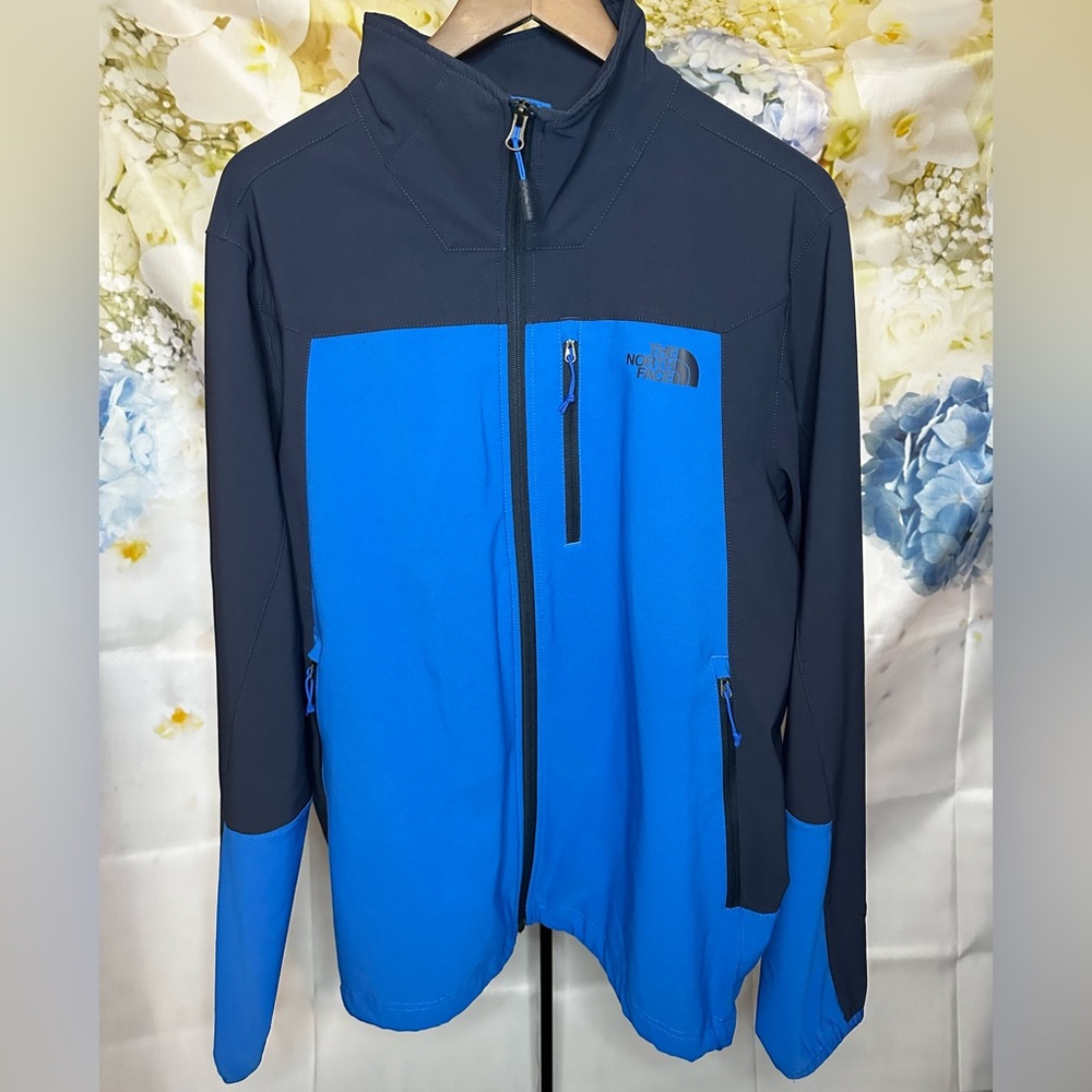 The North Face men’s windfall zip up jacket EUC - Picture 1 of 17